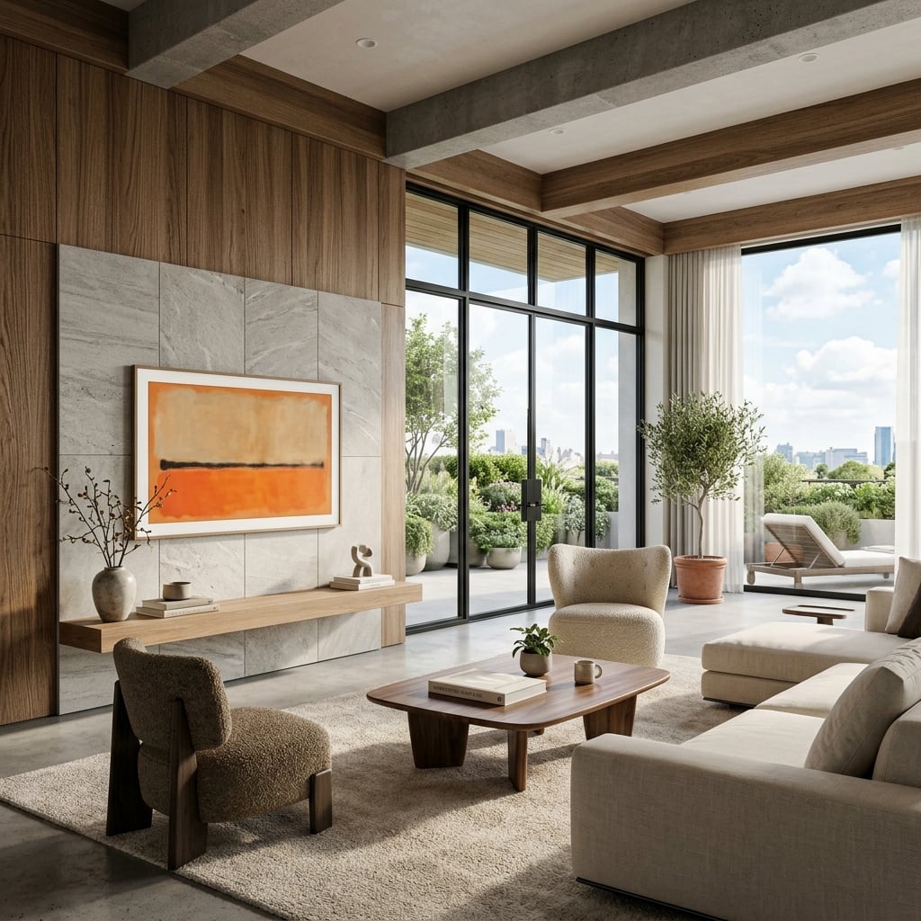 Clean TV installation in Seattle home